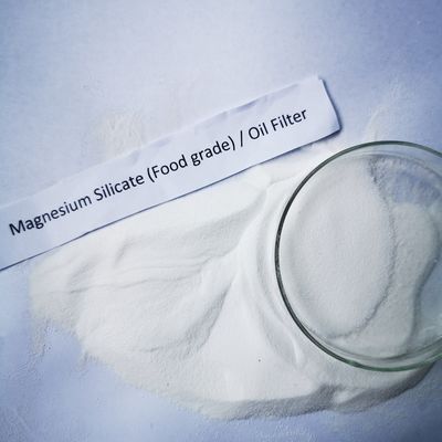 Gıda Sınıfı Yağ Filtresi Tozu Magnezyum Silikat Adsorban CAS 1343-88-0