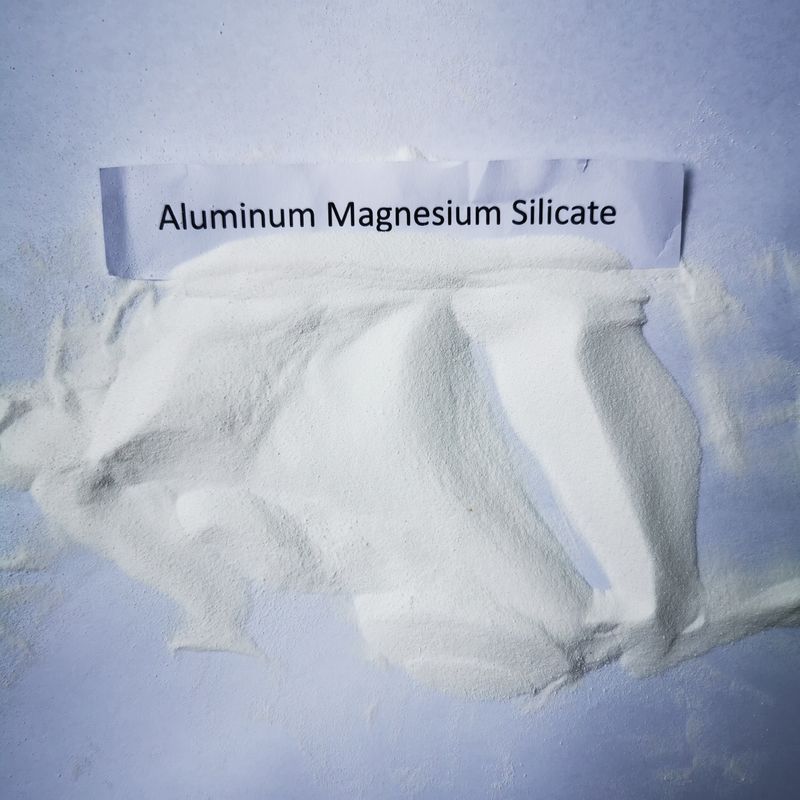 Magnezyum Aluminosilikat Alüminyum Magnezyum Silikat Adsorbant Kayma Değiştiricisi Anticaking Ajanı CAS 1343-88-0